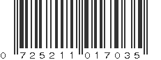 UPC 725211017035