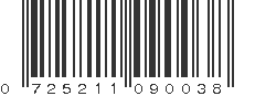 UPC 725211090038