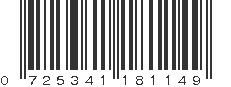 UPC 725341181149