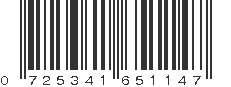 UPC 725341651147