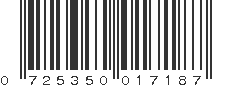 UPC 725350017187