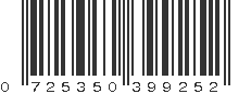 UPC 725350399252