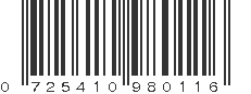 UPC 725410980116