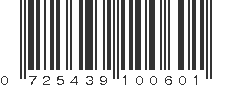 UPC 725439100601