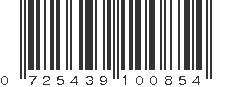 UPC 725439100854