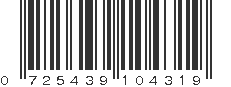 UPC 725439104319