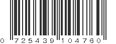 UPC 725439104760