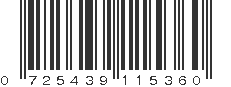 UPC 725439115360