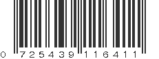 UPC 725439116411