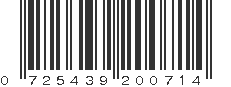 UPC 725439200714