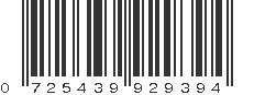 UPC 725439929394