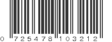 UPC 725478103212