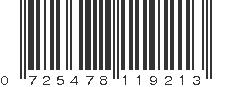 UPC 725478119213