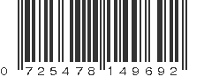 UPC 725478149692