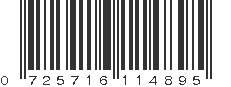 UPC 725716114895