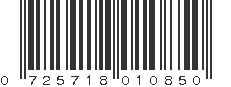 UPC 725718010850