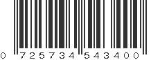 UPC 725734543400