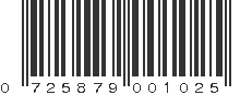 UPC 725879001025