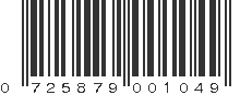 UPC 725879001049