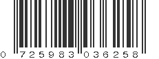 UPC 725983036258