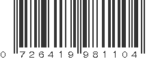 UPC 726419981104