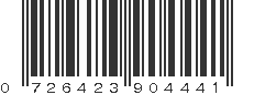 UPC 726423904441