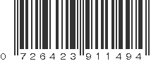 UPC 726423911494