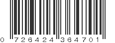 UPC 726424364701