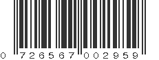 UPC 726567002959