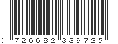 UPC 726682339725