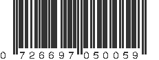 UPC 726697050059