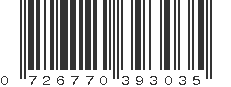 UPC 726770393035