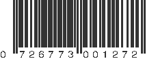 UPC 726773001272