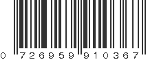 UPC 726959910367