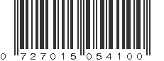 UPC 727015054100