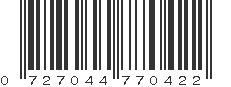 UPC 727044770422