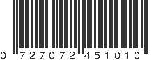 UPC 727072451010