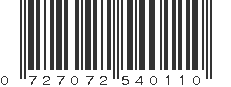 UPC 727072540110