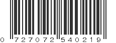 UPC 727072540219