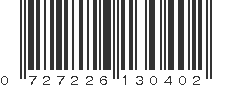 UPC 727226130402