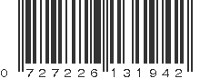 UPC 727226131942