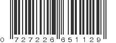 UPC 727226651129