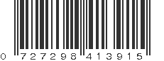 UPC 727298413915