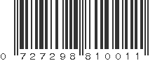 UPC 727298810011