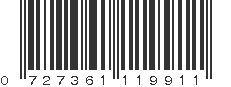 UPC 727361119911