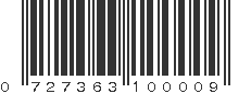 UPC 727363100009