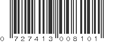 UPC 727413008101