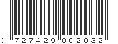 UPC 727429002032