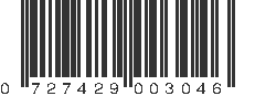 UPC 727429003046