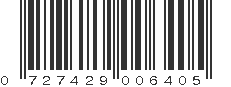 UPC 727429006405
